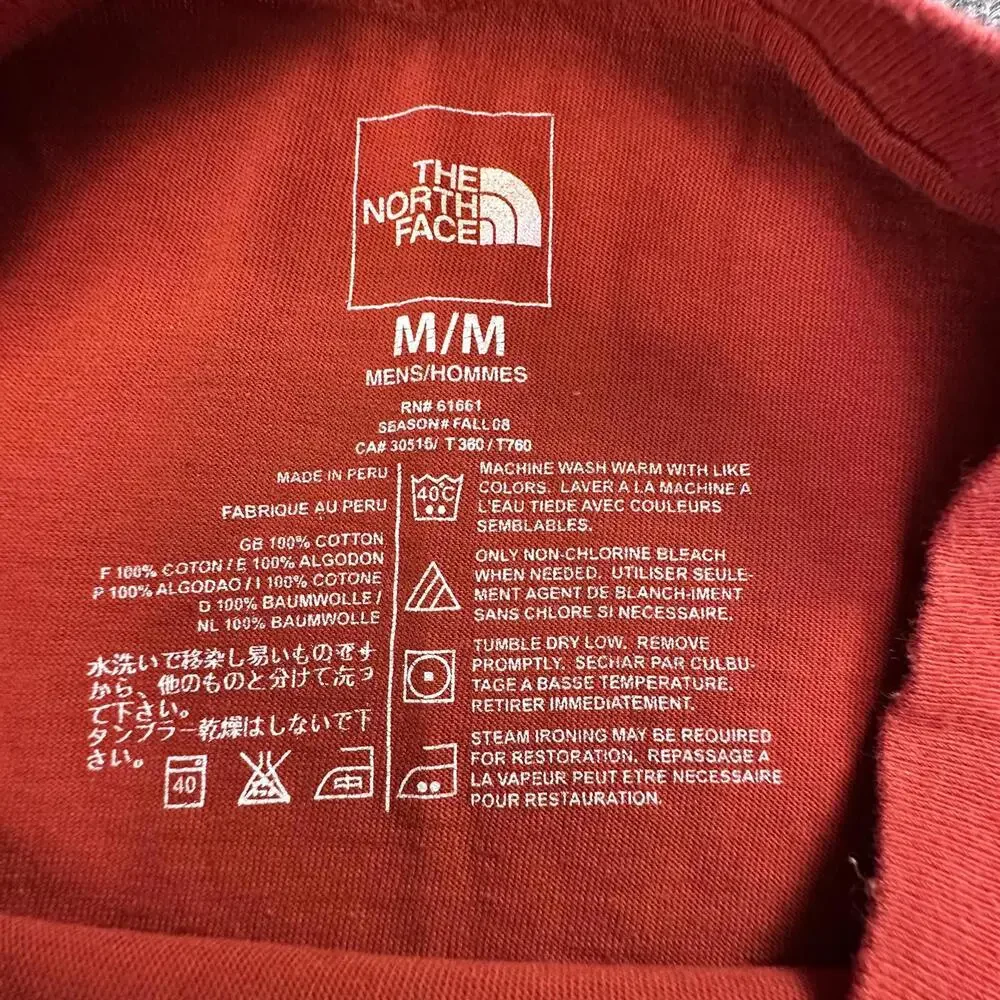 The‎ North Face Men's Red Short Sleeve T-Shirt M/M